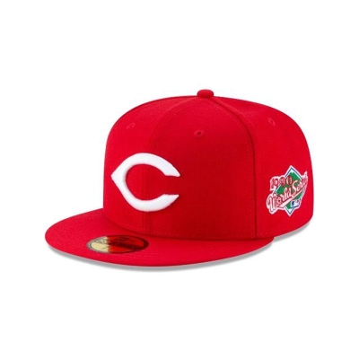 Sapca New Era Cincinnati Reds MLB Wool World Series Side Patch 59FIFTY Fitted - Rosii